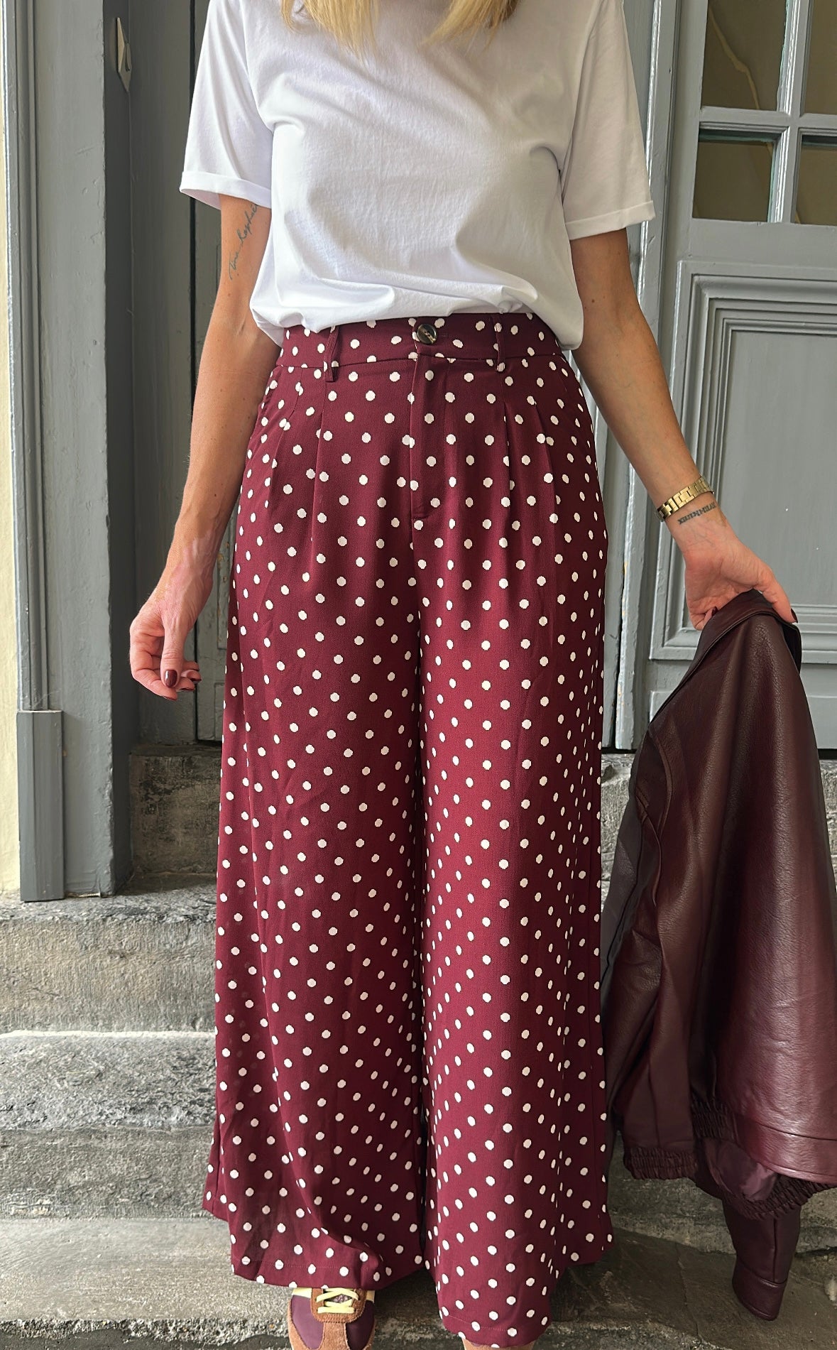 Pantalon OSCAR Bordeaux