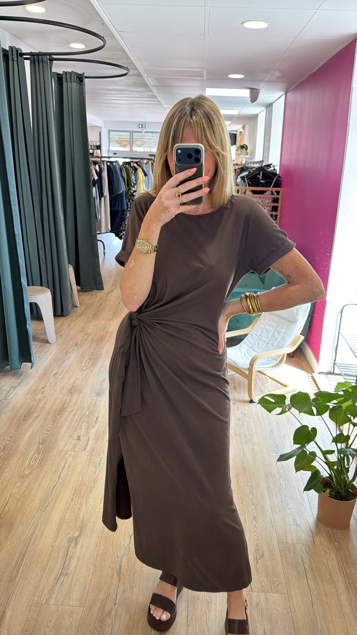 Robe MARION Chocolat