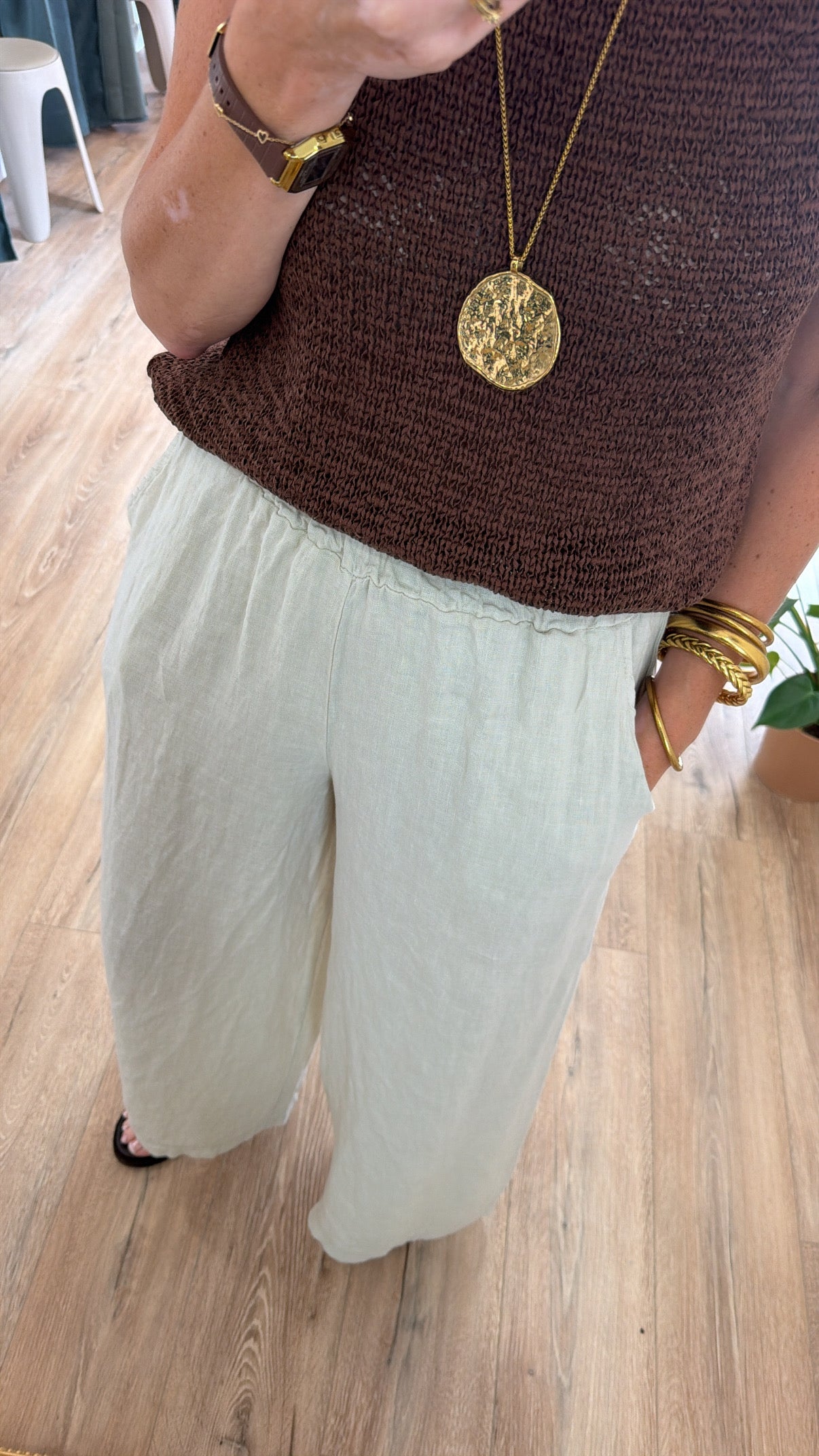 Pantalon LINA Beige