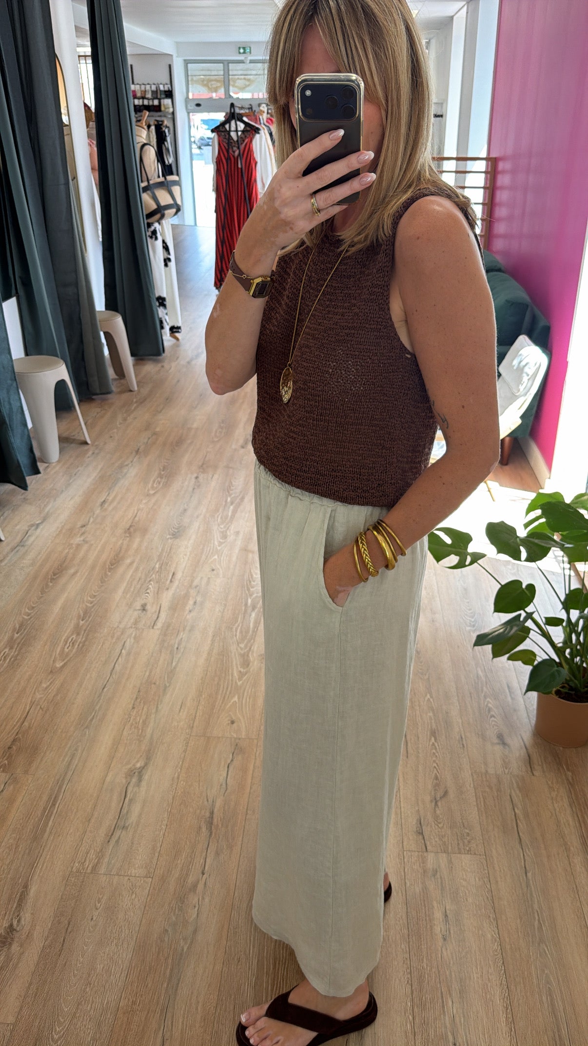Pantalon LINA Beige