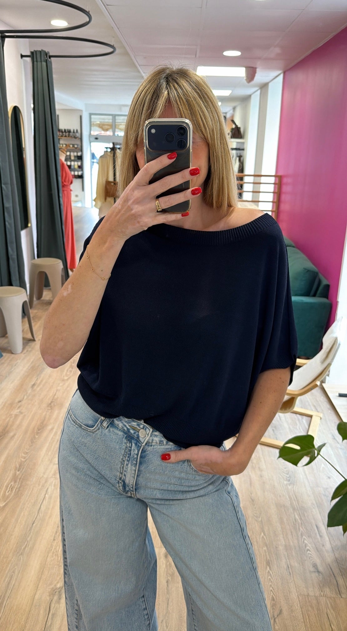 Pull LILOU Bleu marine