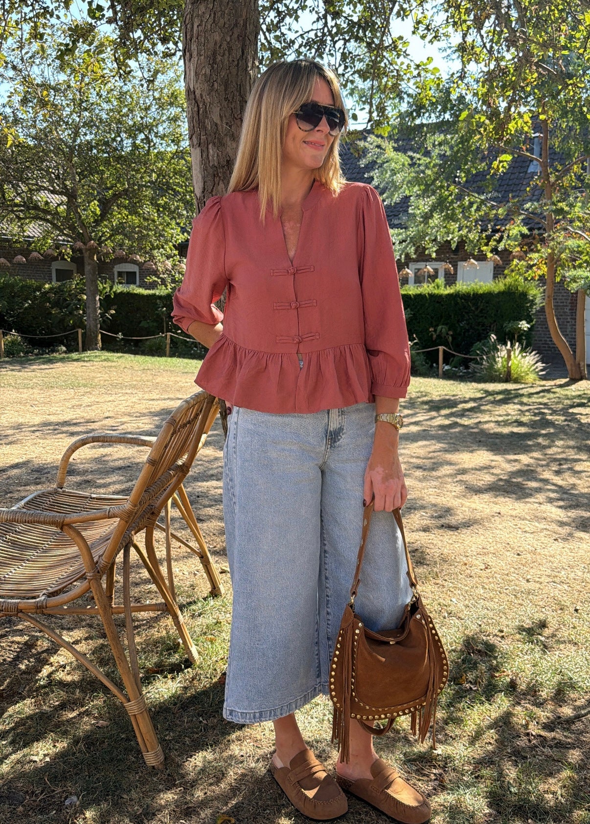 Blouse ESTELLE Bois de rose