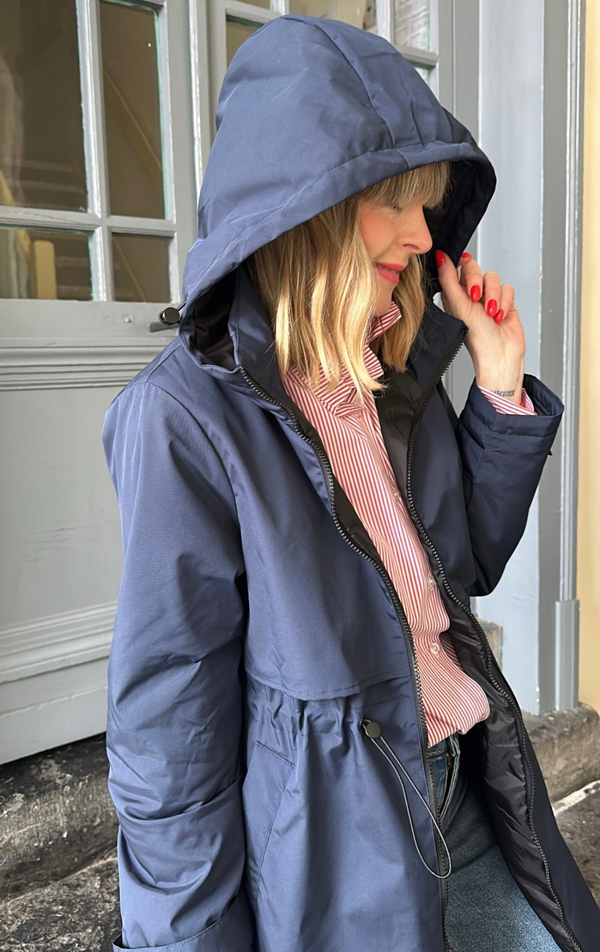 Imperméable NICOLAS Bleu marine