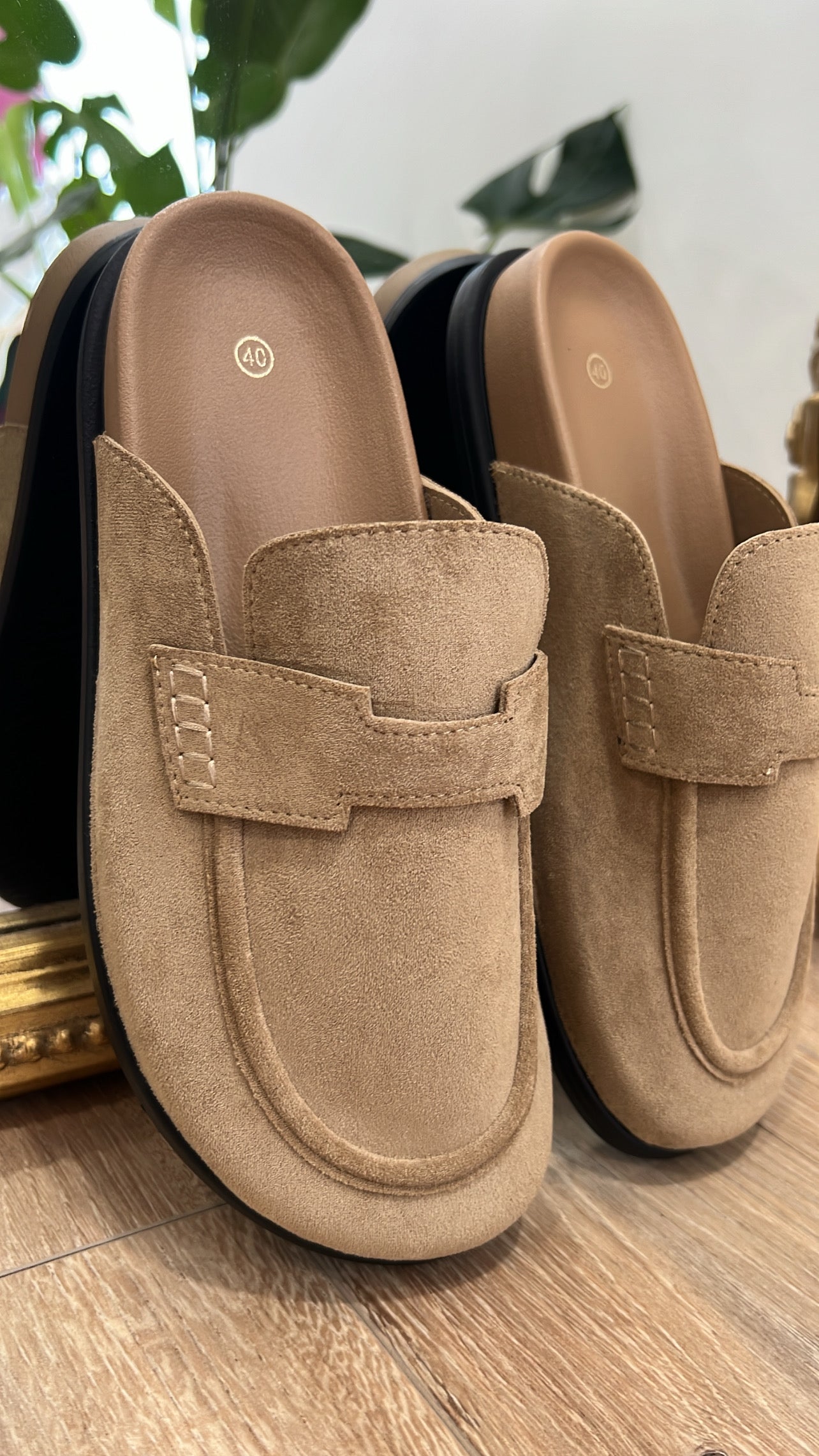 Mules AGLAÉ Beige