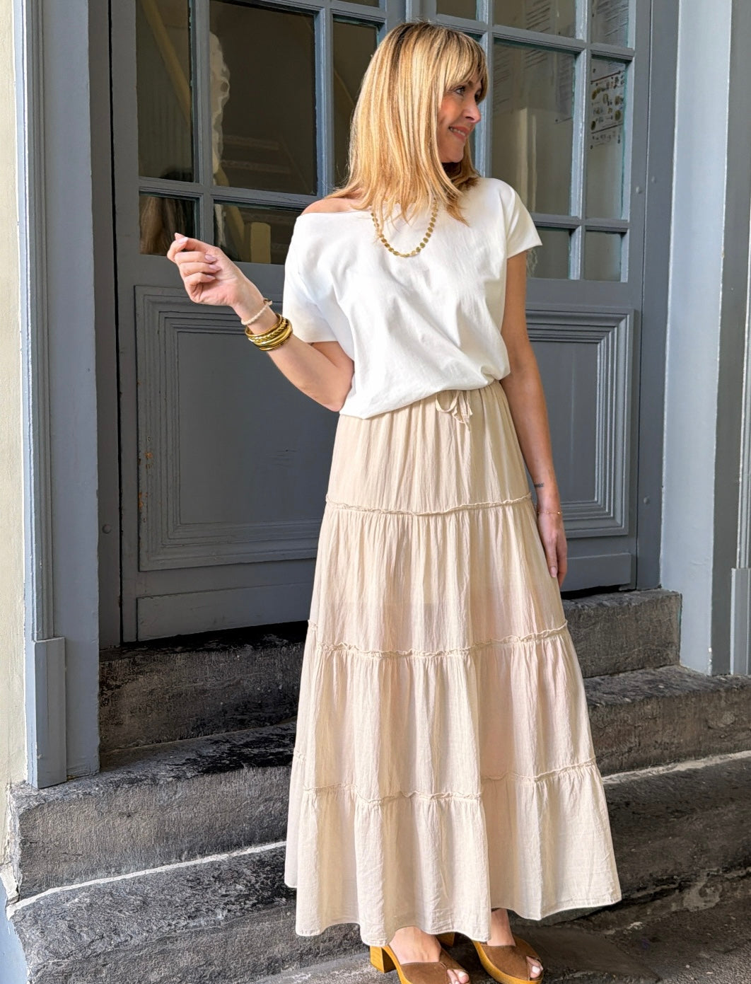Jupe CHRISTALE Beige