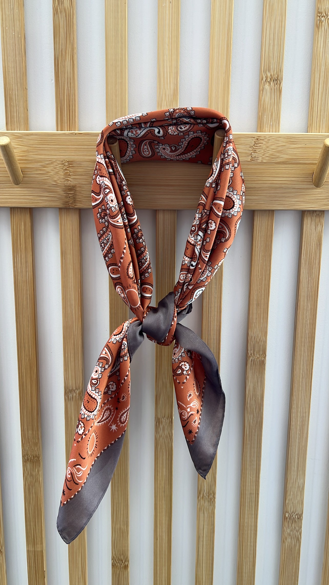 Foulard PAISLEY Terracotta