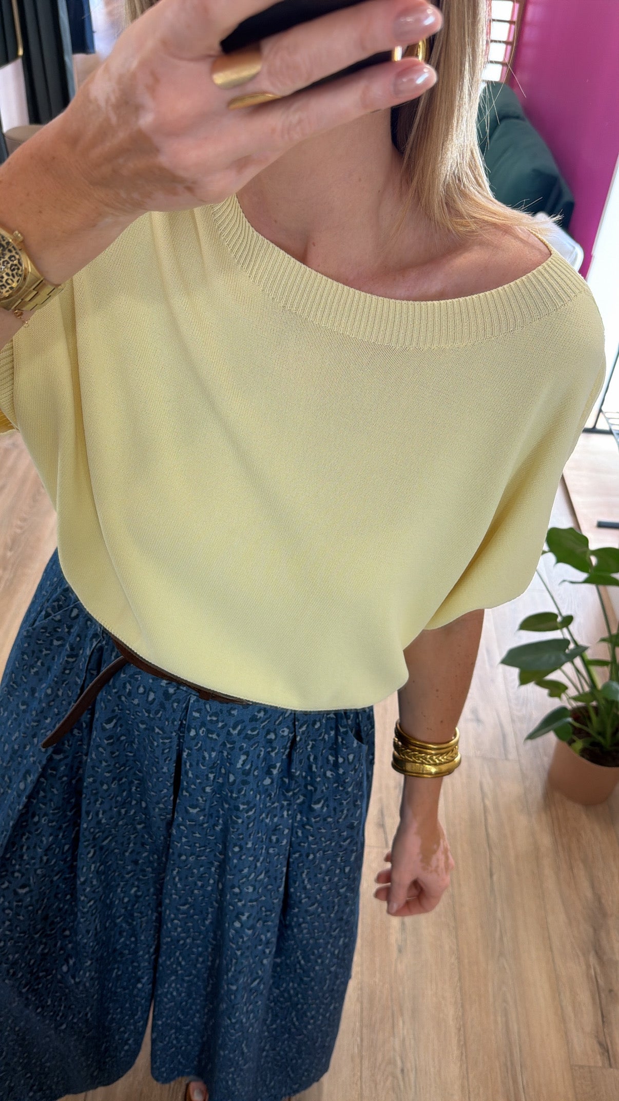 Pull LILOU Jaune