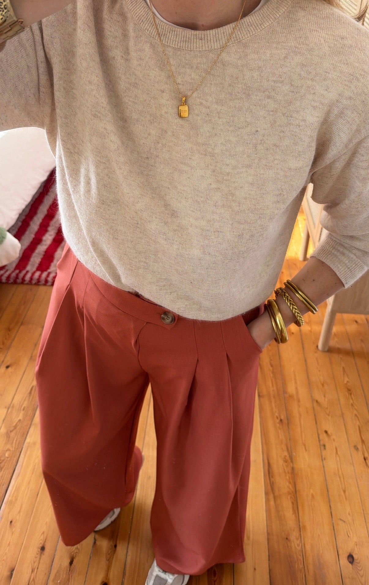 Pull AVA Beige chiné