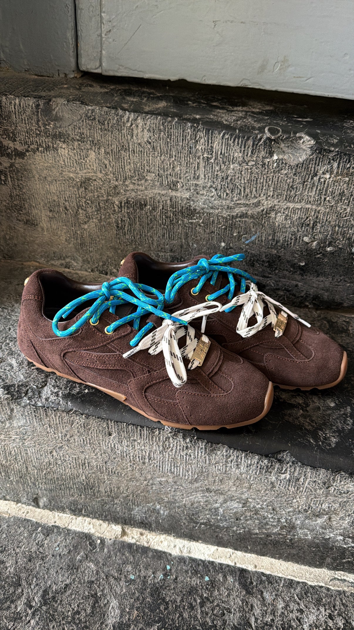 Basket ASIEL Chocolat Suède STEVE MADDEN