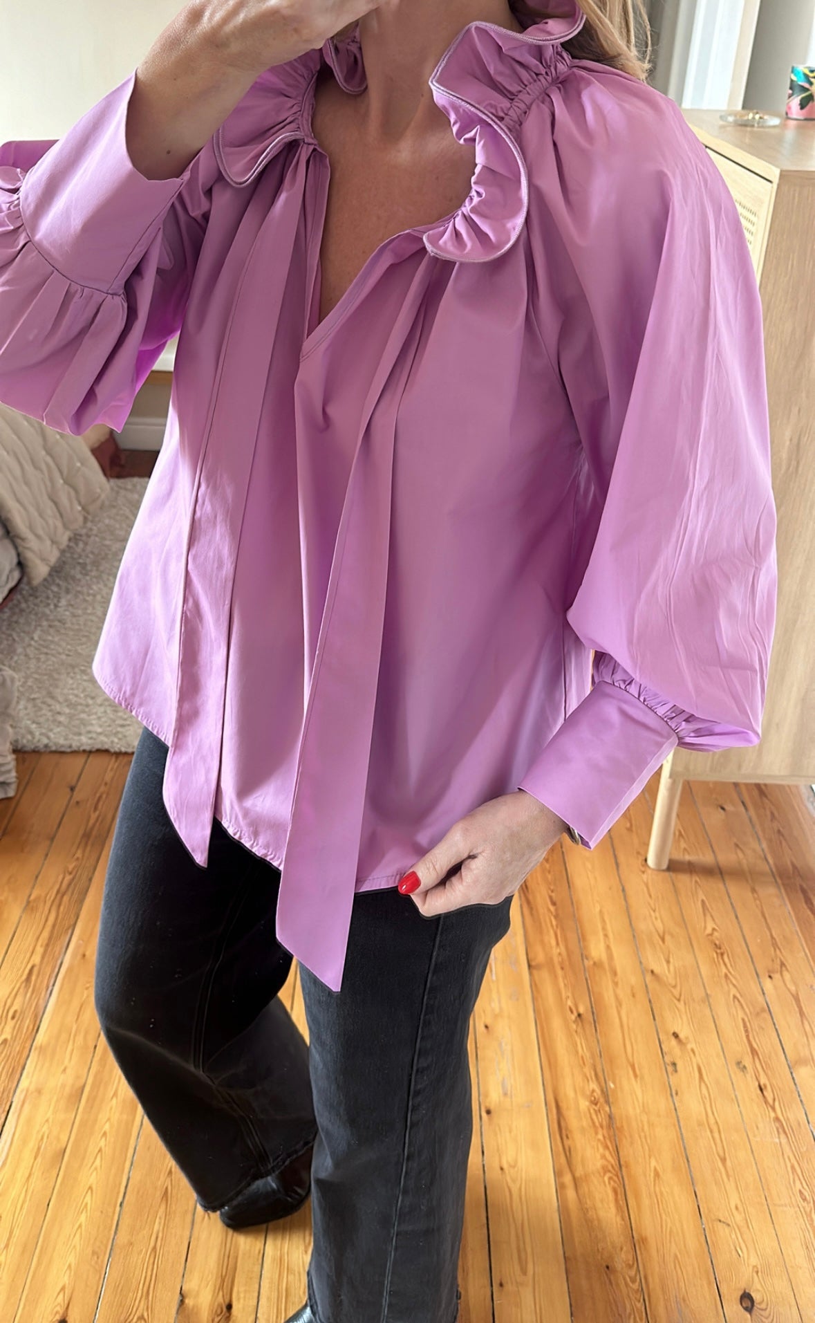 Blouse MARIELLE Lilas