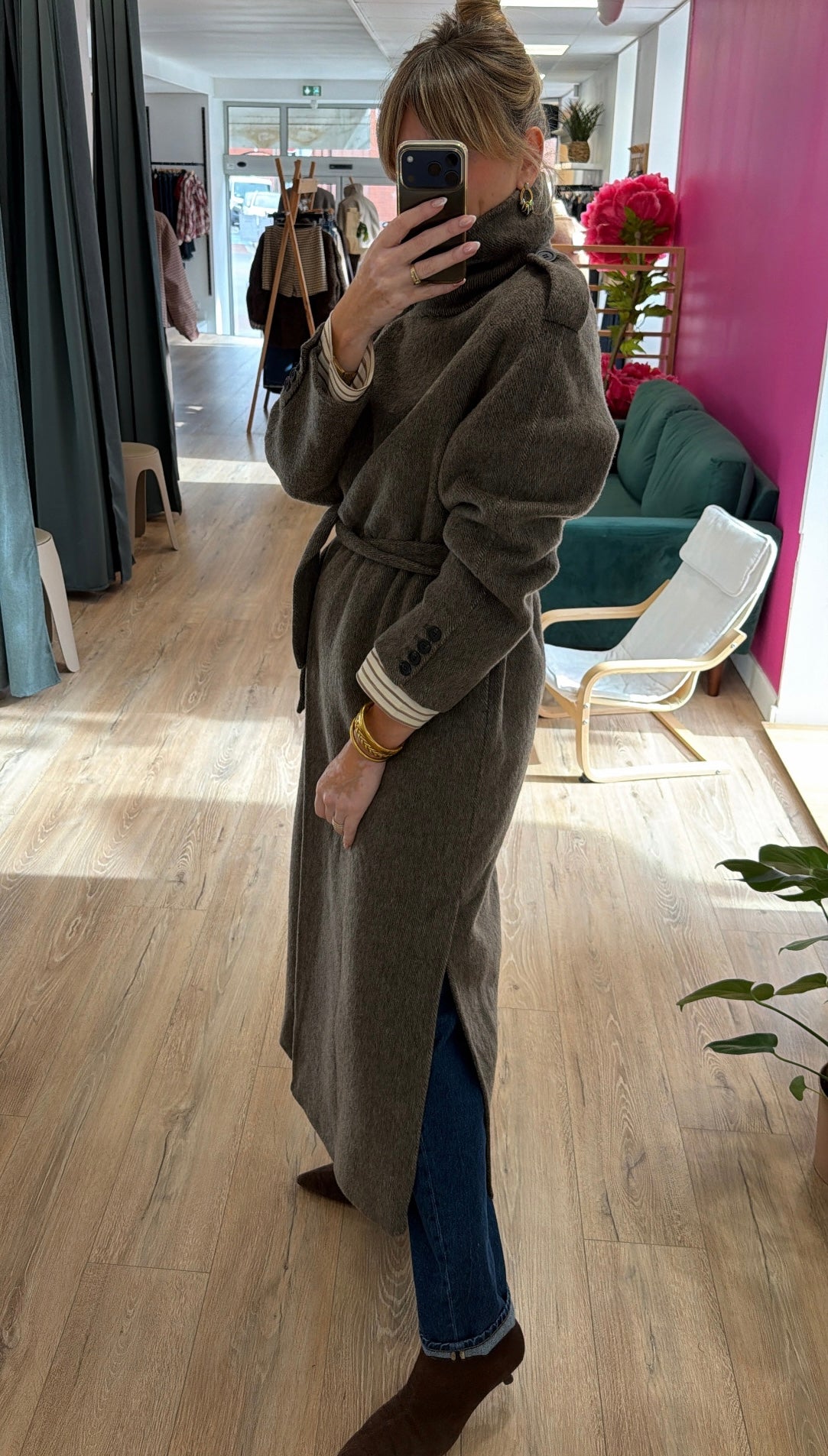 Manteau ABEL Taupe