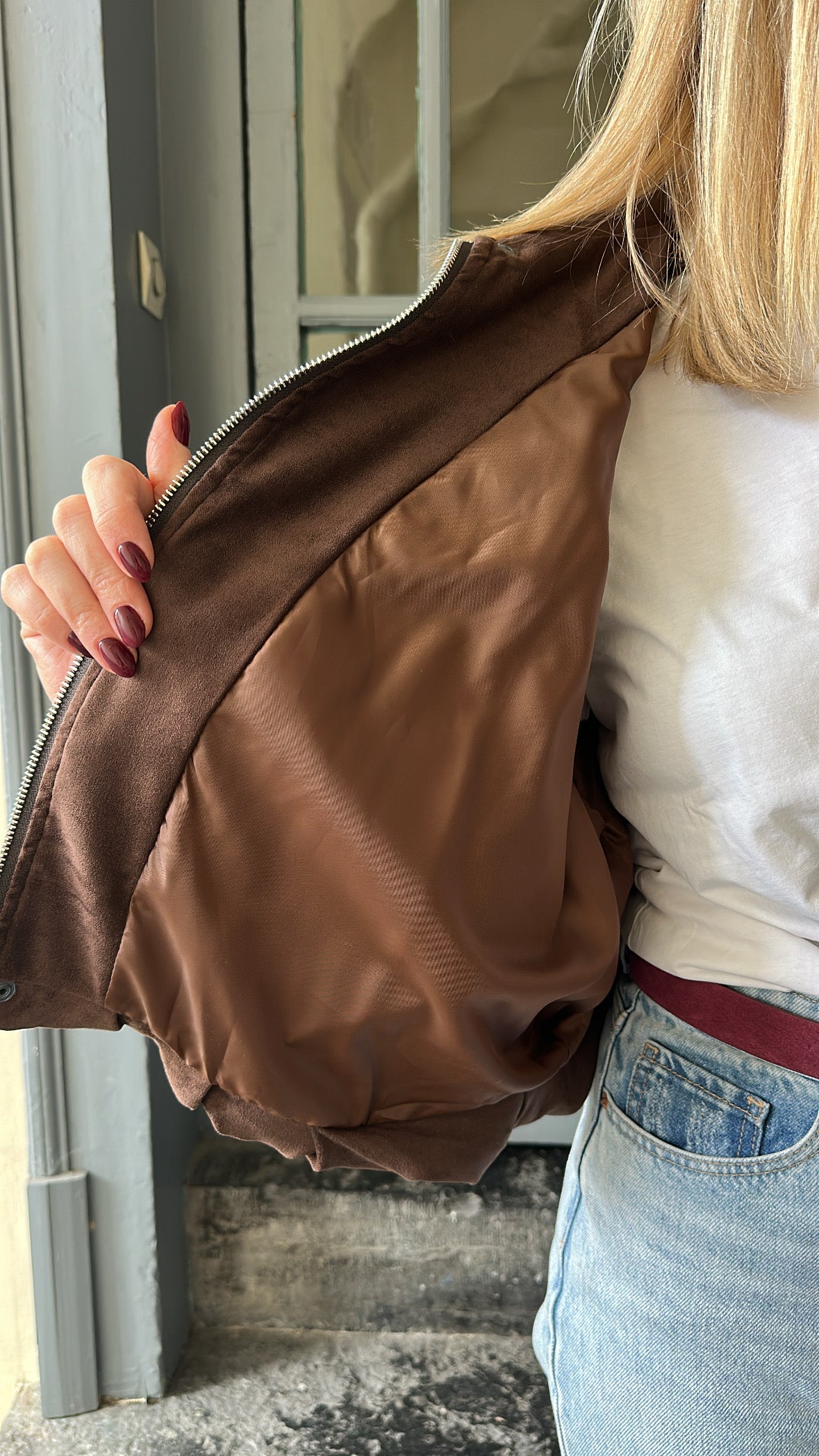 Bomber LINA chocolat