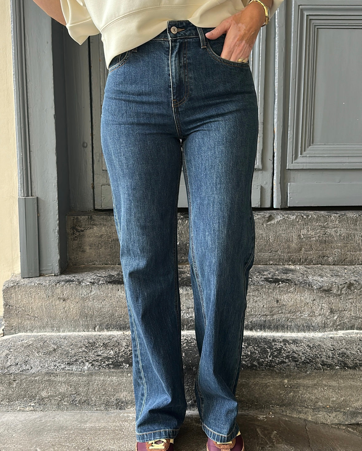 Jean Wide BARBARA Denim Vintage ORAIJE