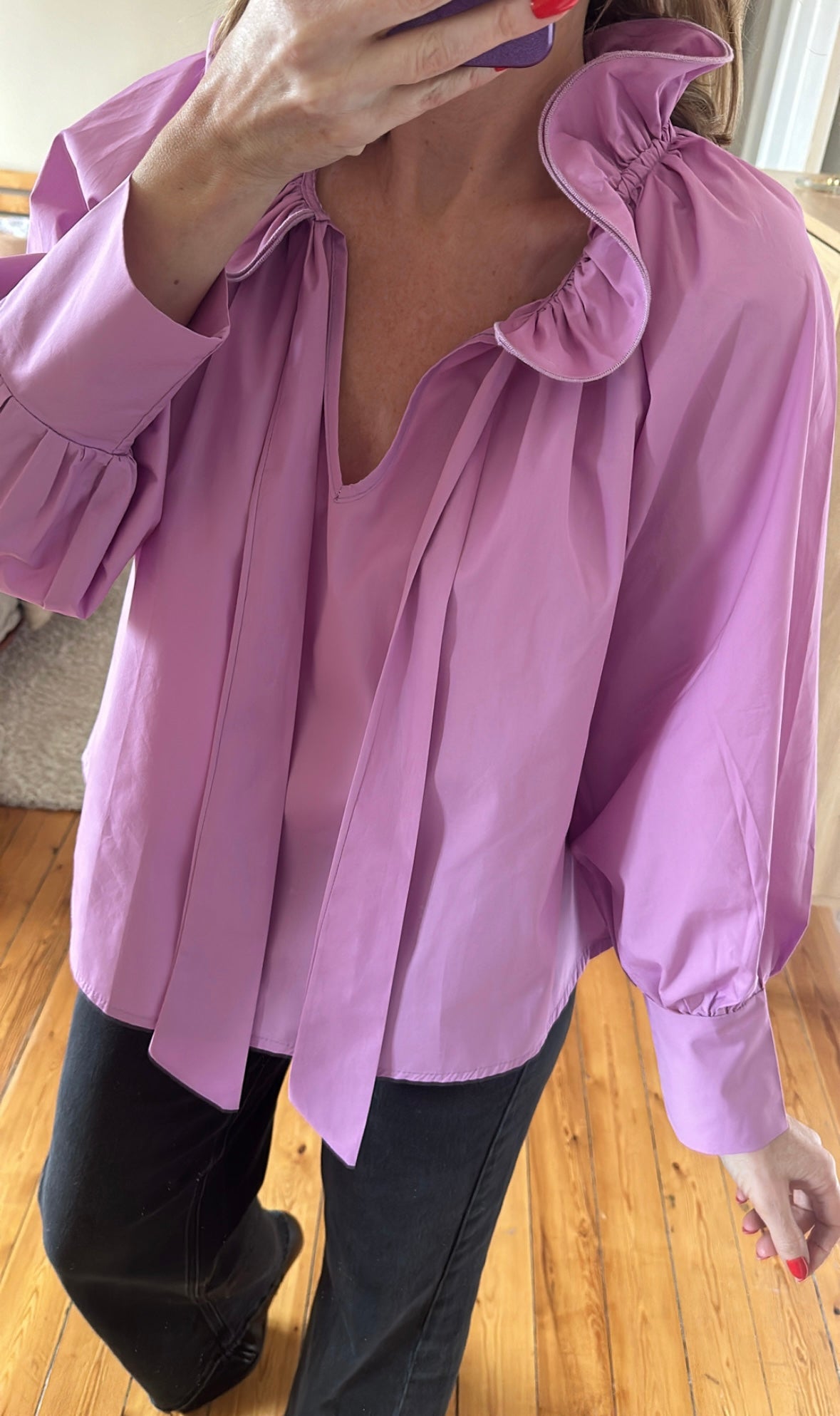 Blouse MARIELLE Lilas