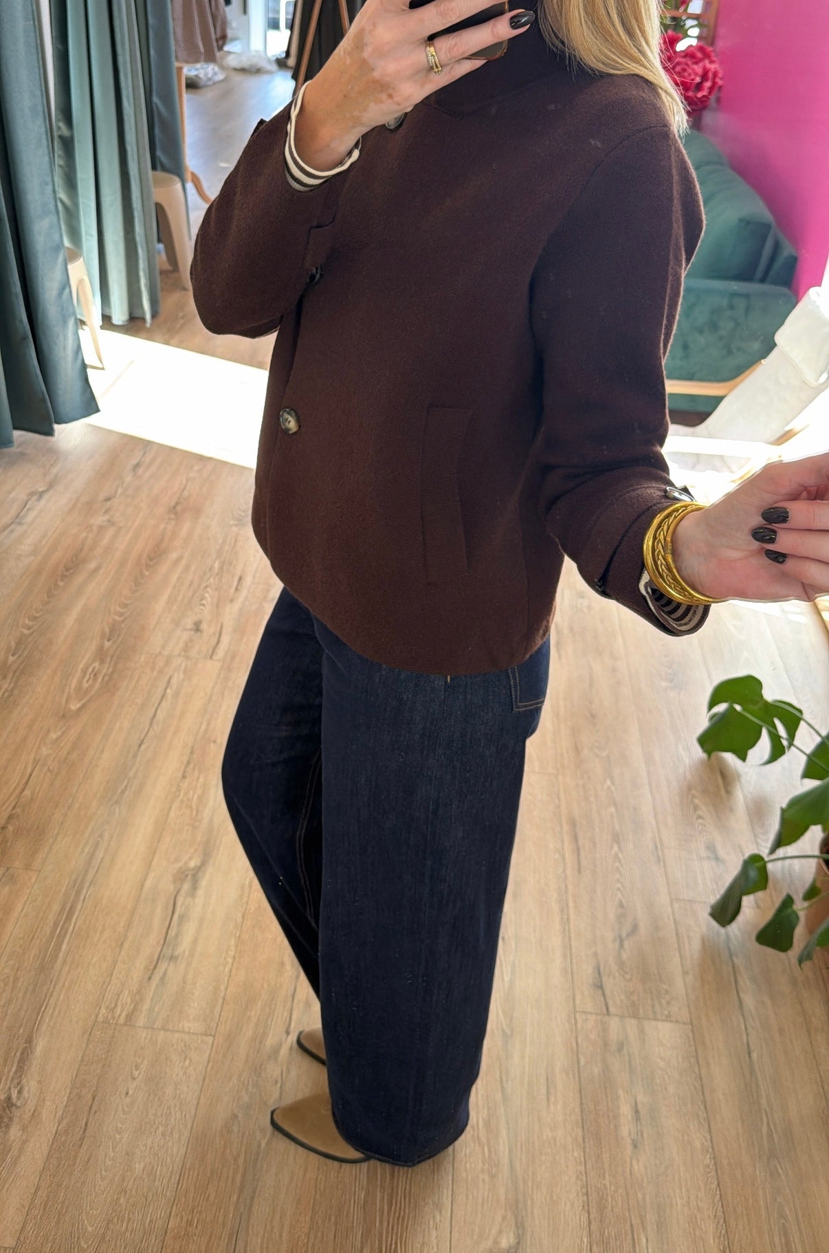 Gilet NINON Chocolat