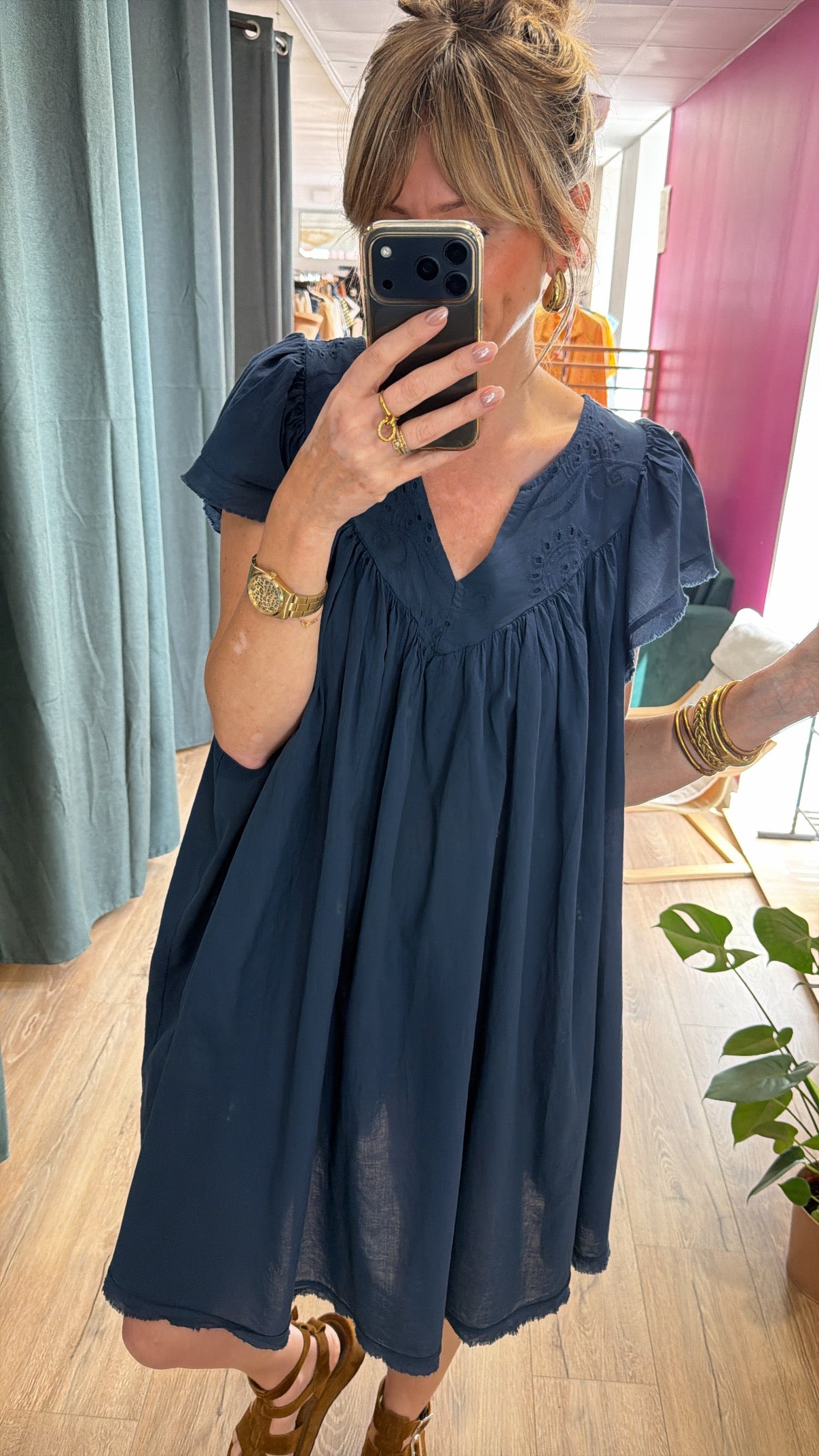 Robe MONISE Bleu marine
