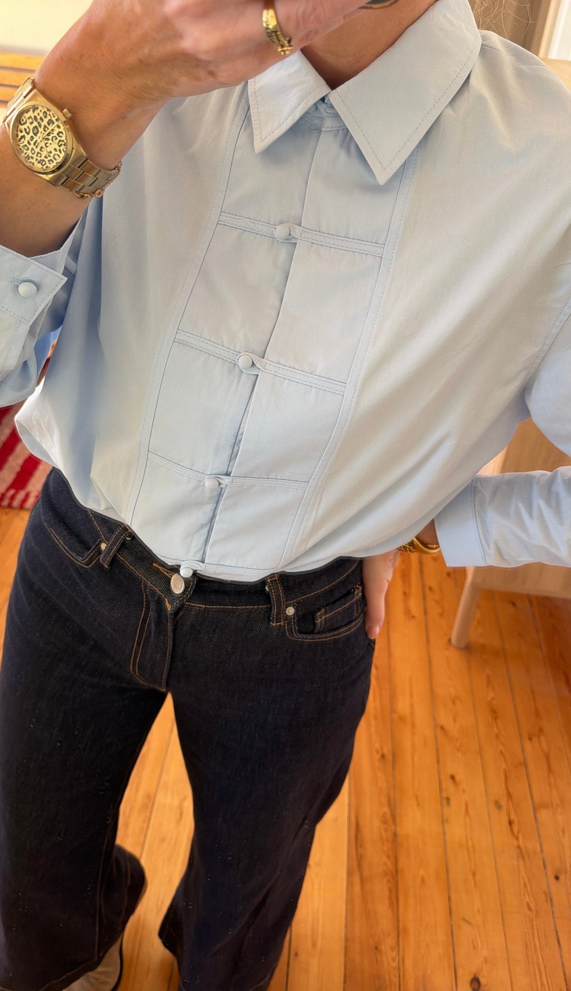 Chemise ANNA Bleu ciel