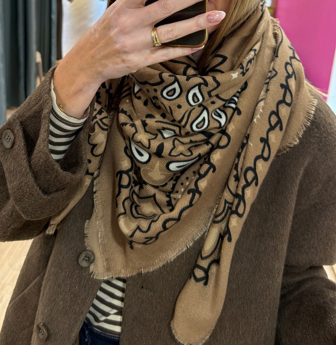 Écharpe LOUNA Camel
