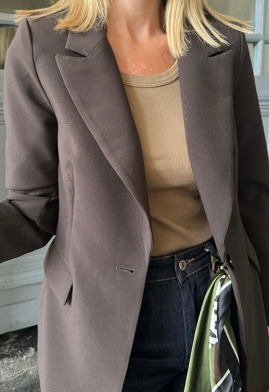 Blazer MÉGANE Chocolat