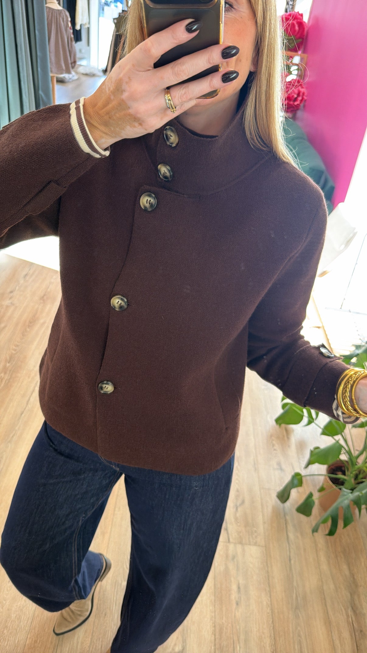 Gilet NINON Chocolat
