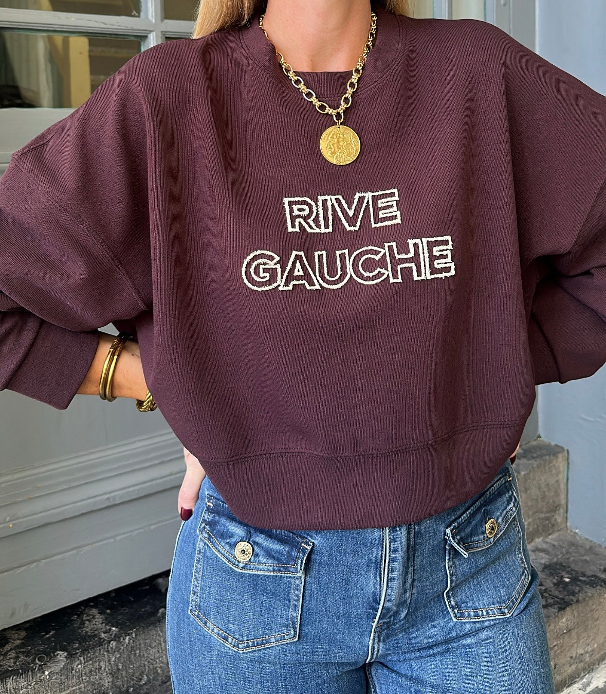 Sweat RIVE GAUCHE Prune