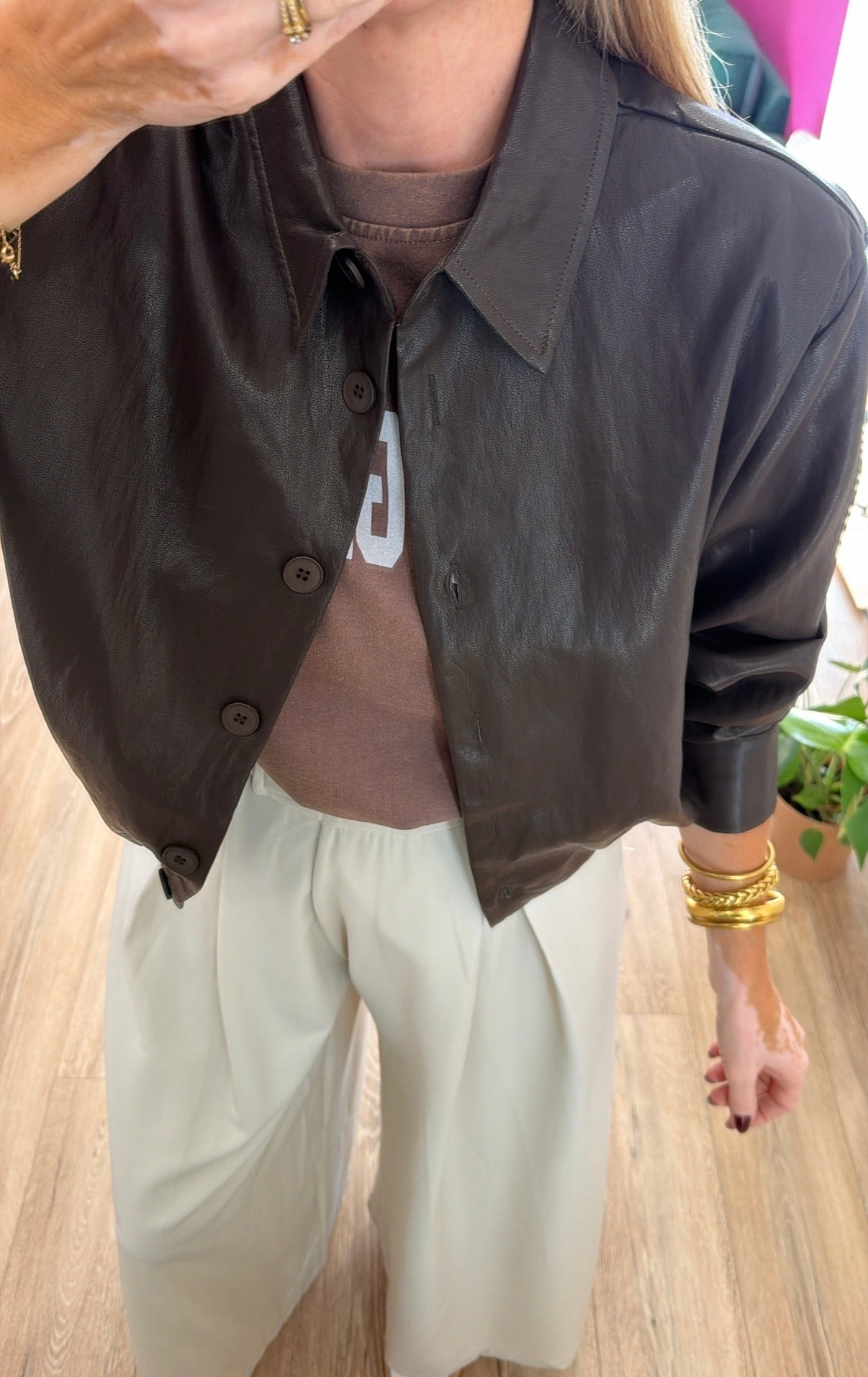 Veste similicuir ORSO