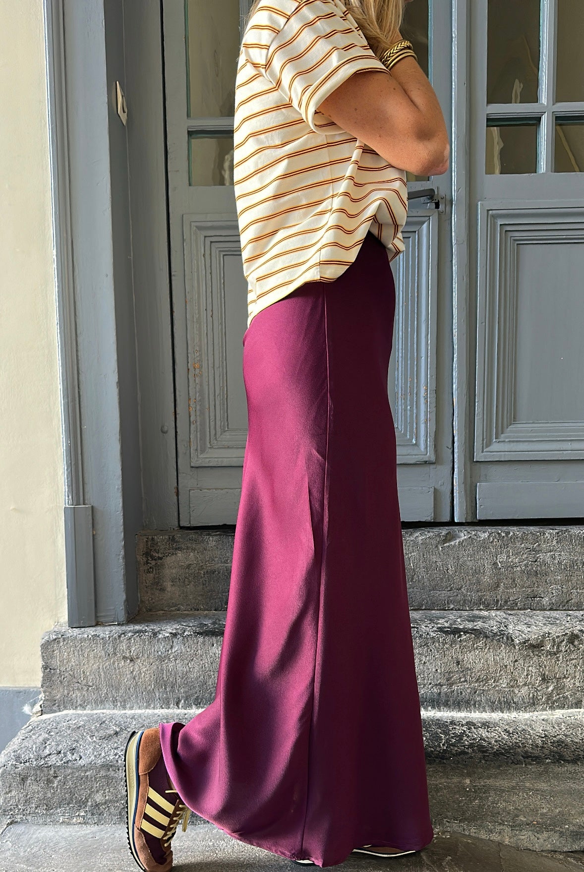 Jupe HELENA Bordeaux