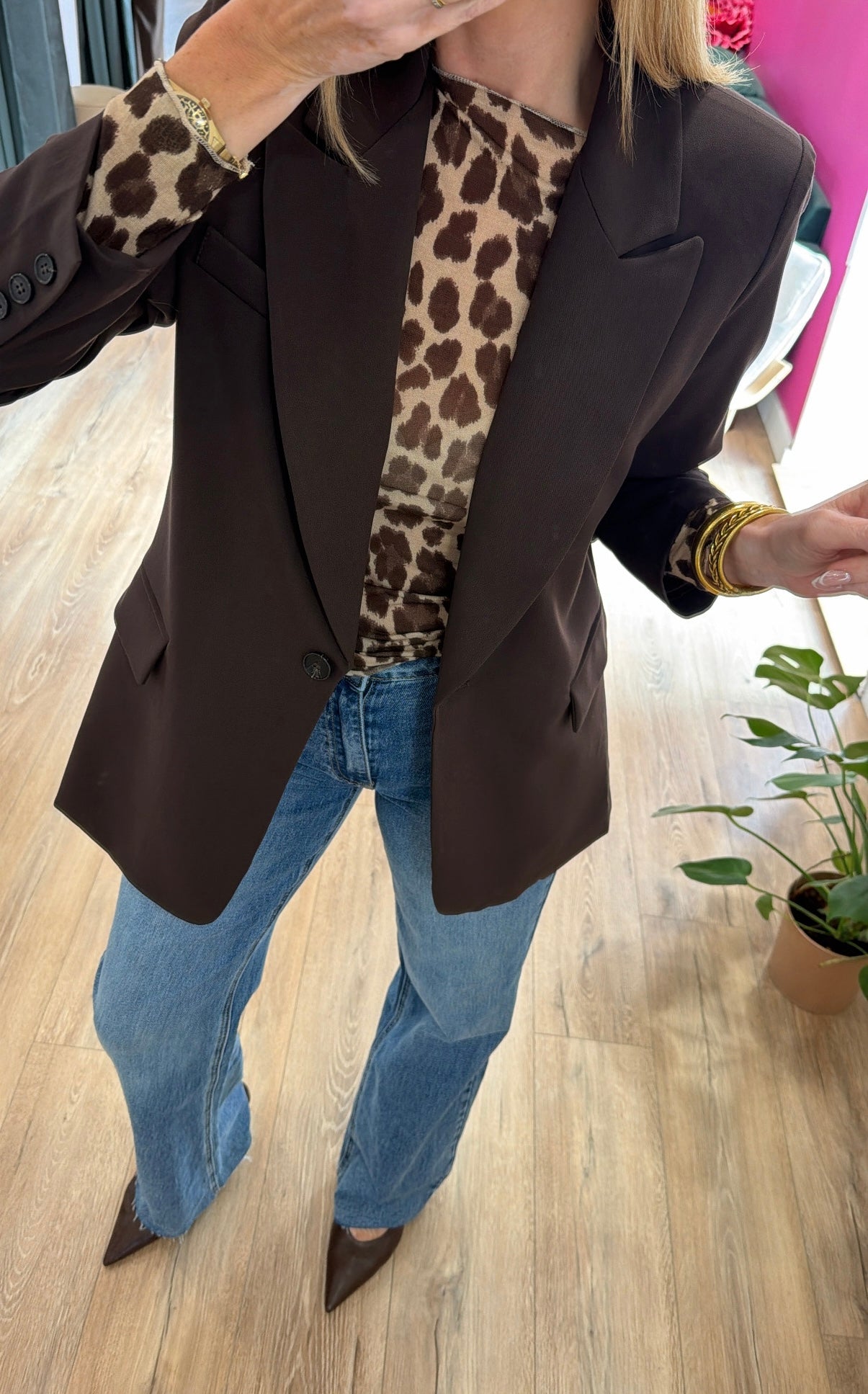 Blazer RAPHAËL Chocolat
