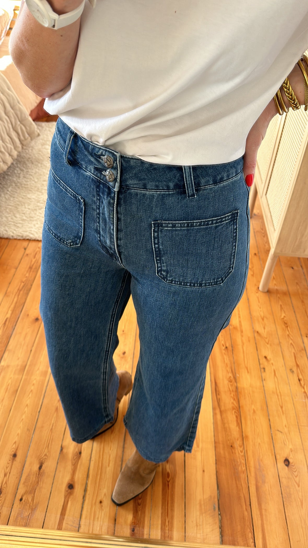 Jean WIDE VIOLETTE Denim  ORAIJE