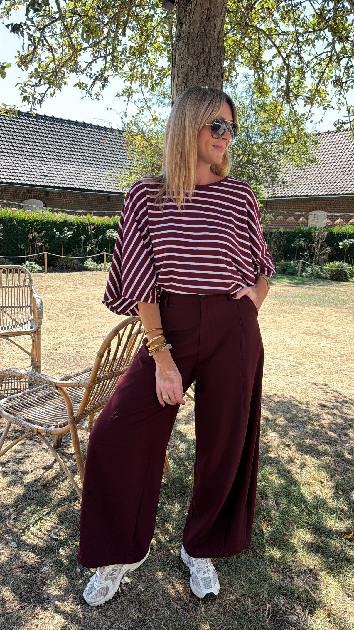 Pantalon LOÏC Bordeaux