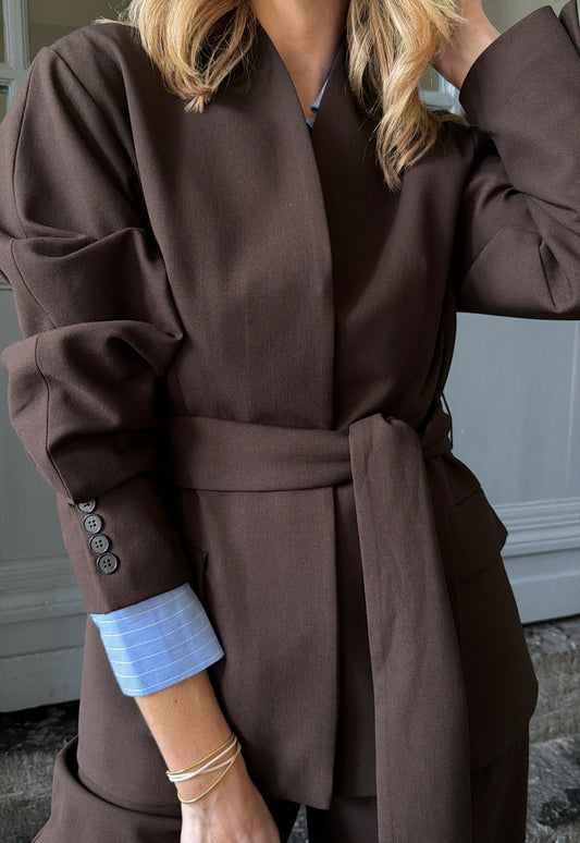 Blazer CHARLÈNE Marron