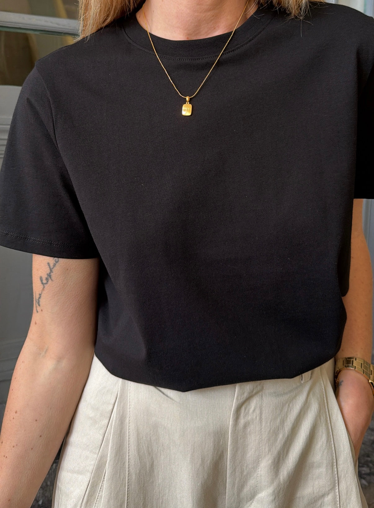 T-shirt RIA Noir PIECES