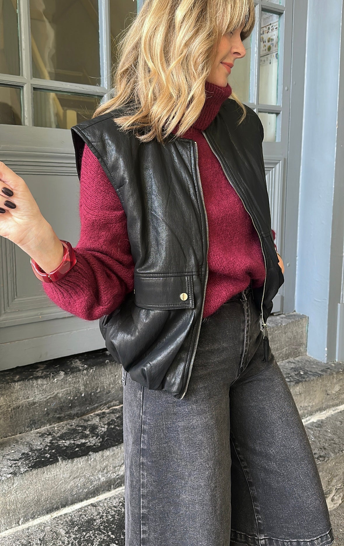 Veste/bomber JAÏA Noire
