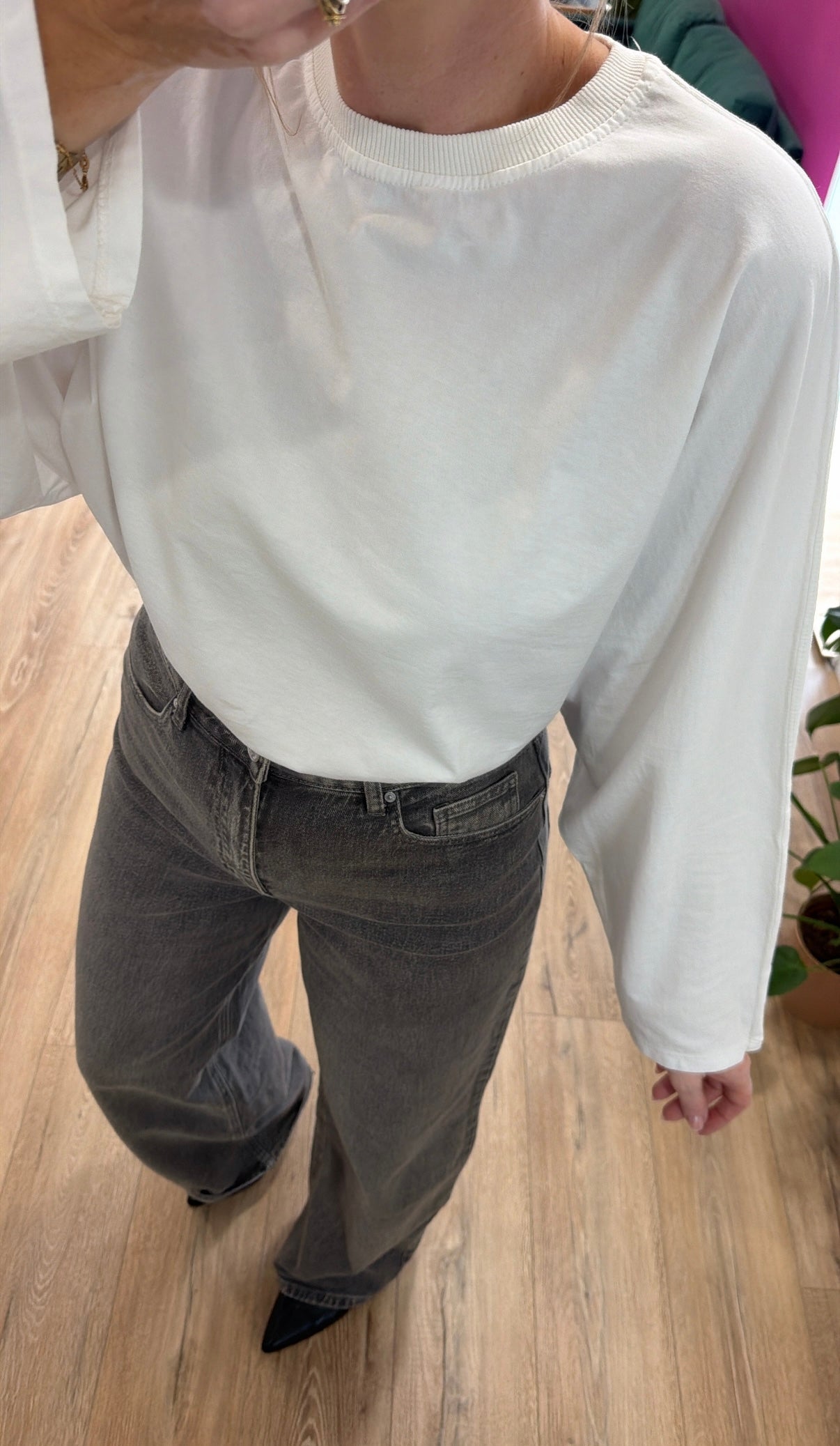 T-shirt CECILE Blanc cassé
