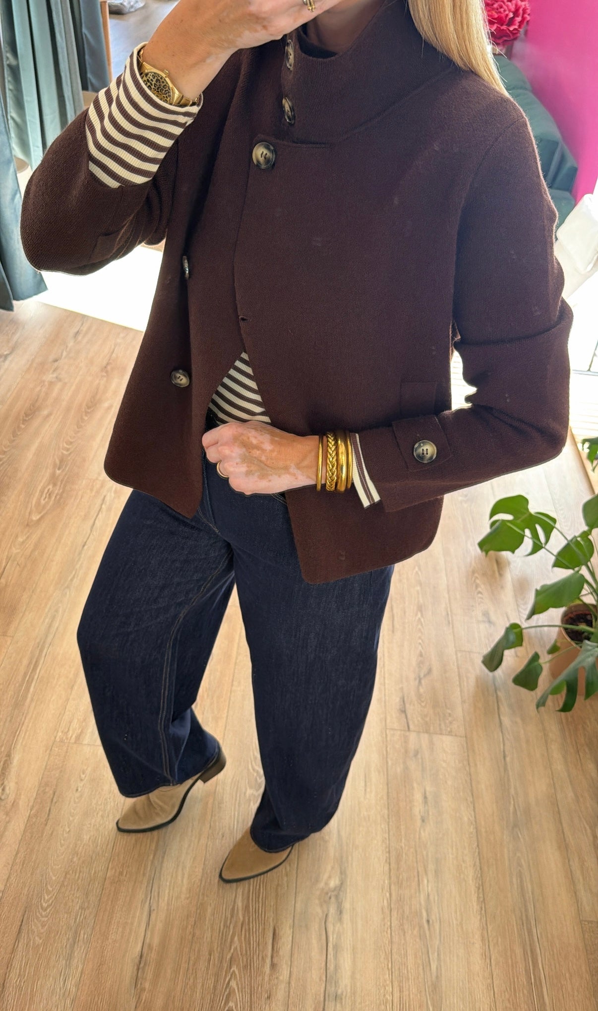 Gilet NINON Chocolat