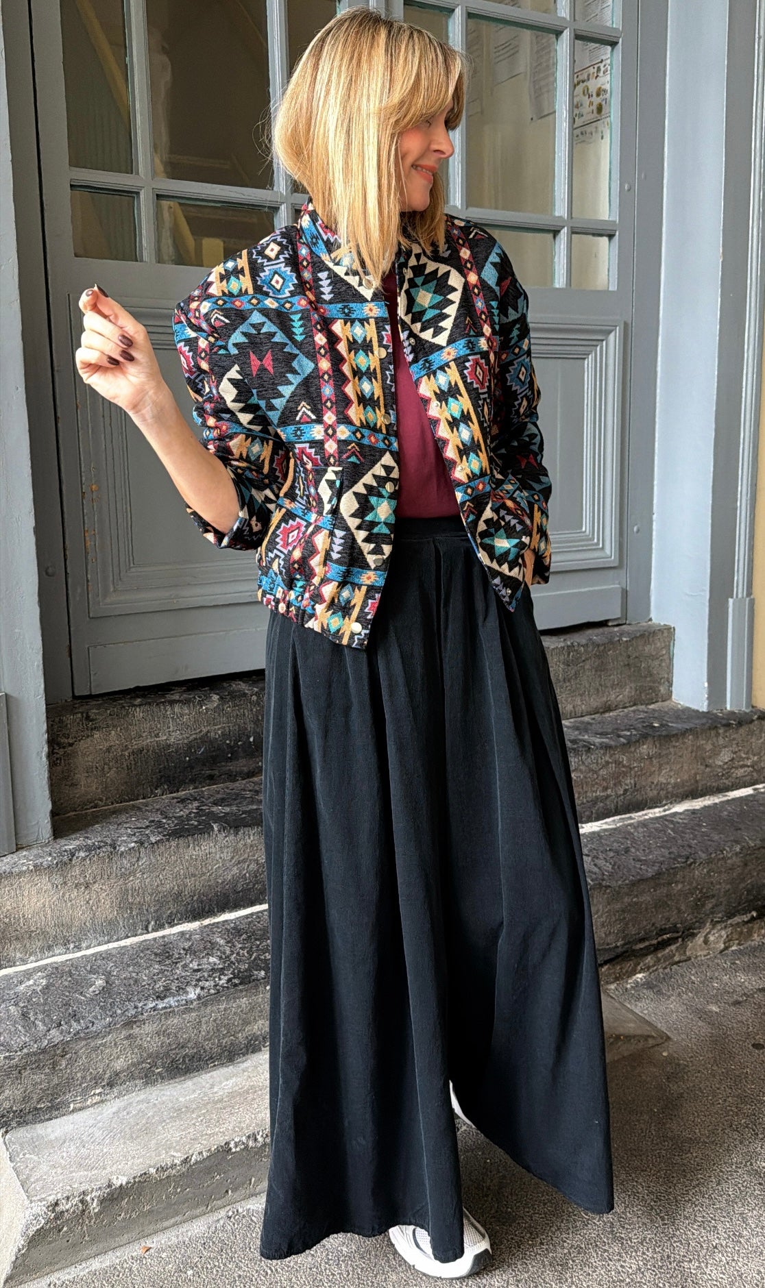 Pantalon EMY velours noir