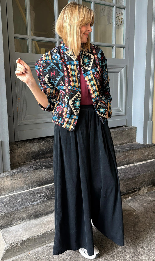 Pantalon EMY velours noir