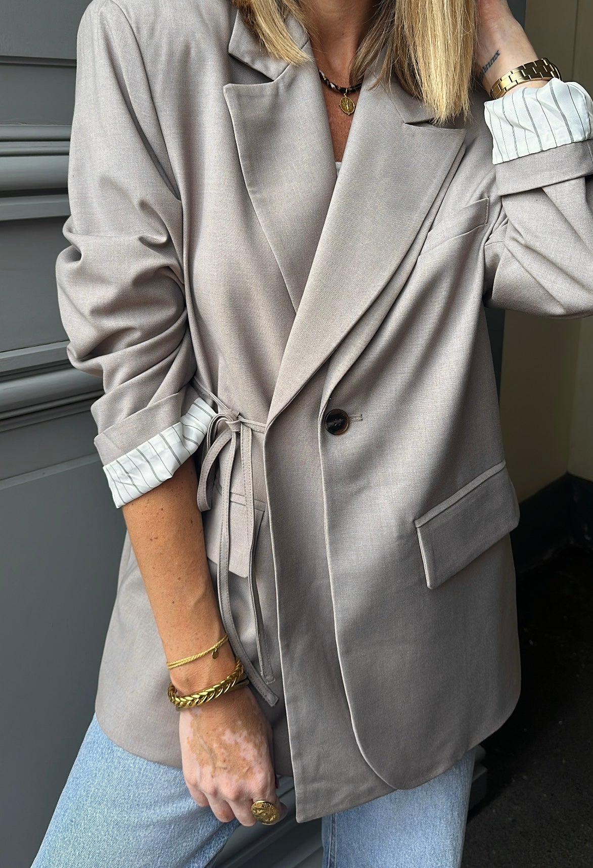 Blazer NOÉMIE Taupe