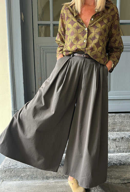 Pantalon EMY Marron