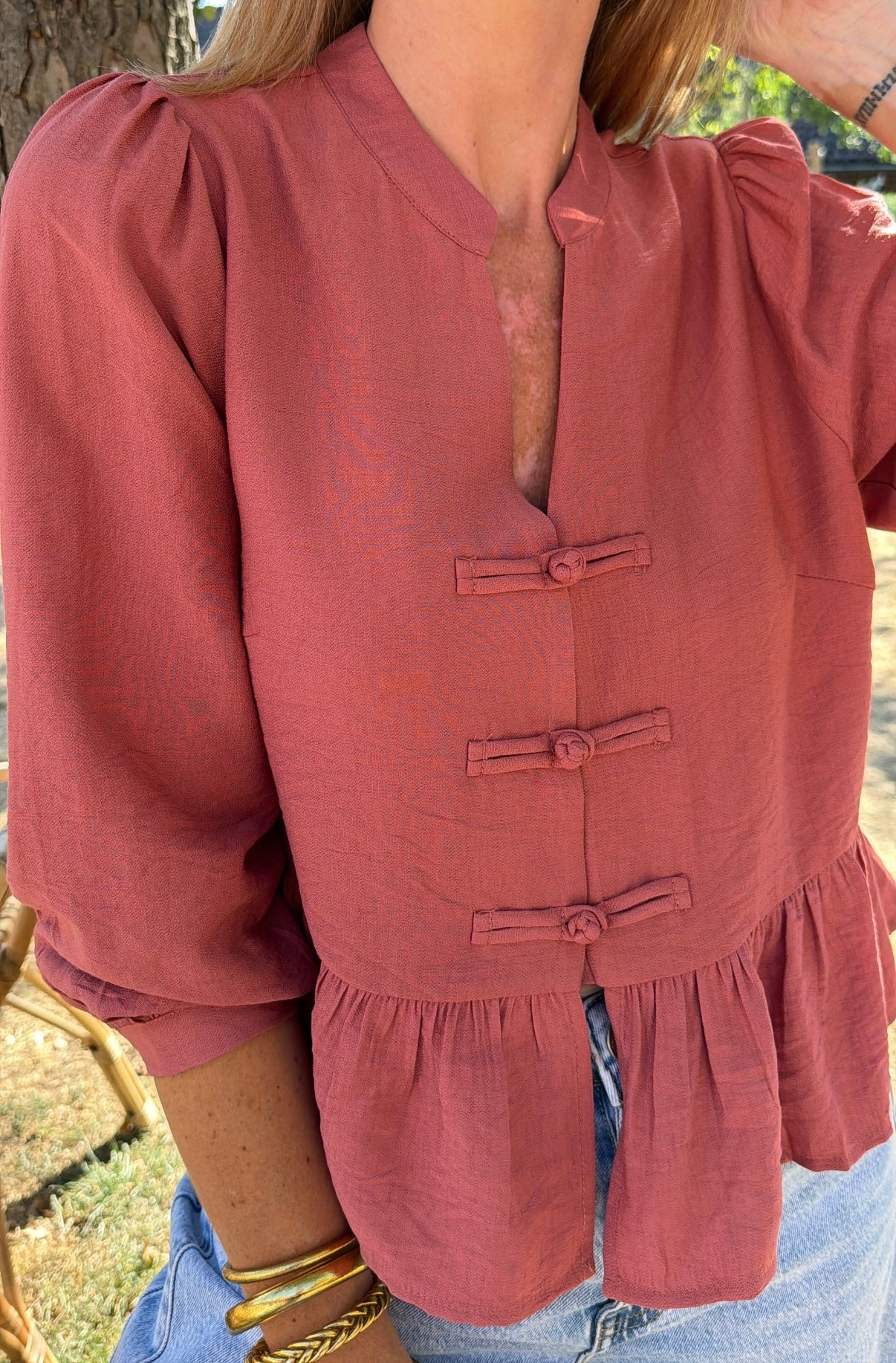 Blouse ESTELLE Bois de rose