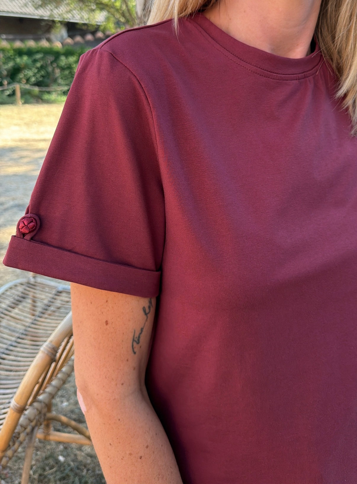 T-shirt KYOTO Bordeaux