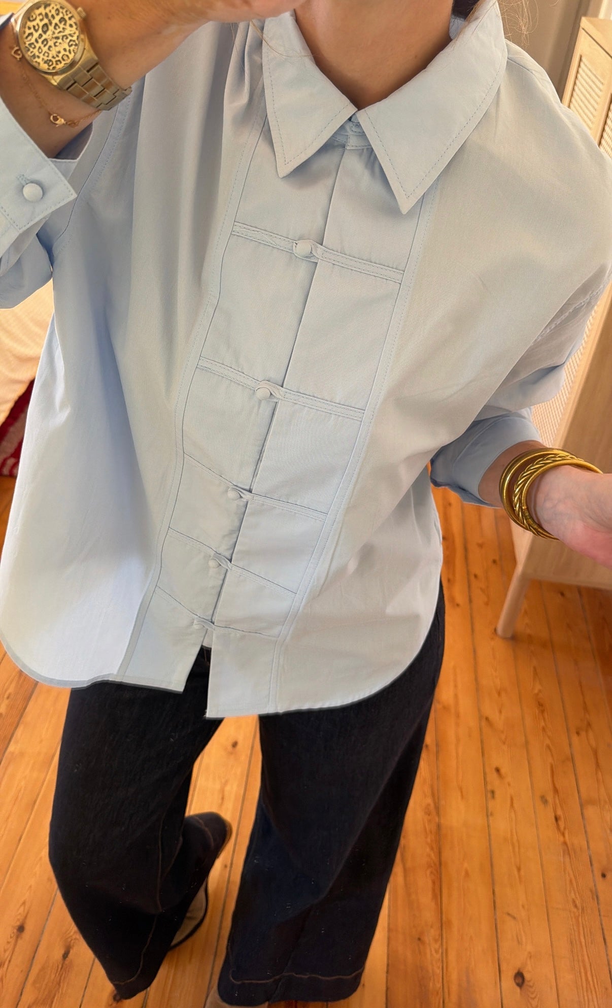Chemise ANNA Bleu ciel