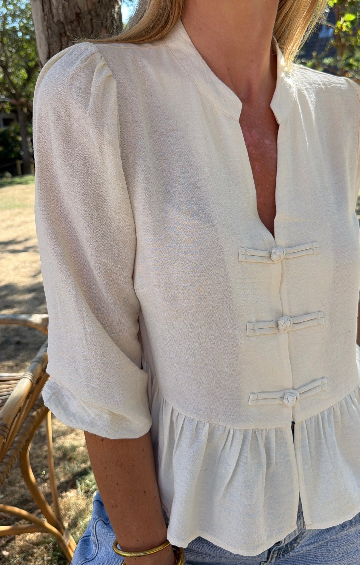 Blouse ESTELLE Écru