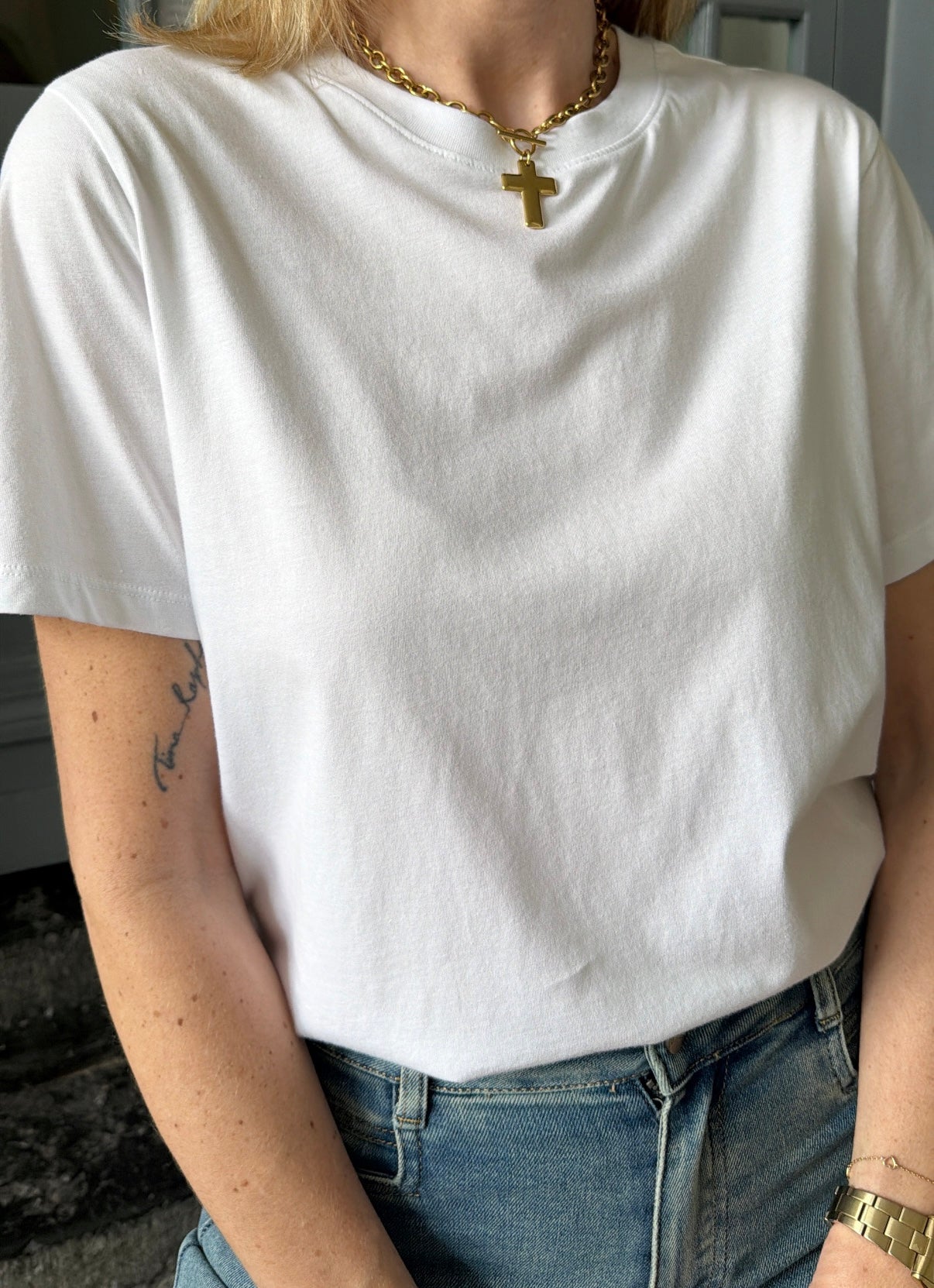 T-shirt RIA Blanc PIECES