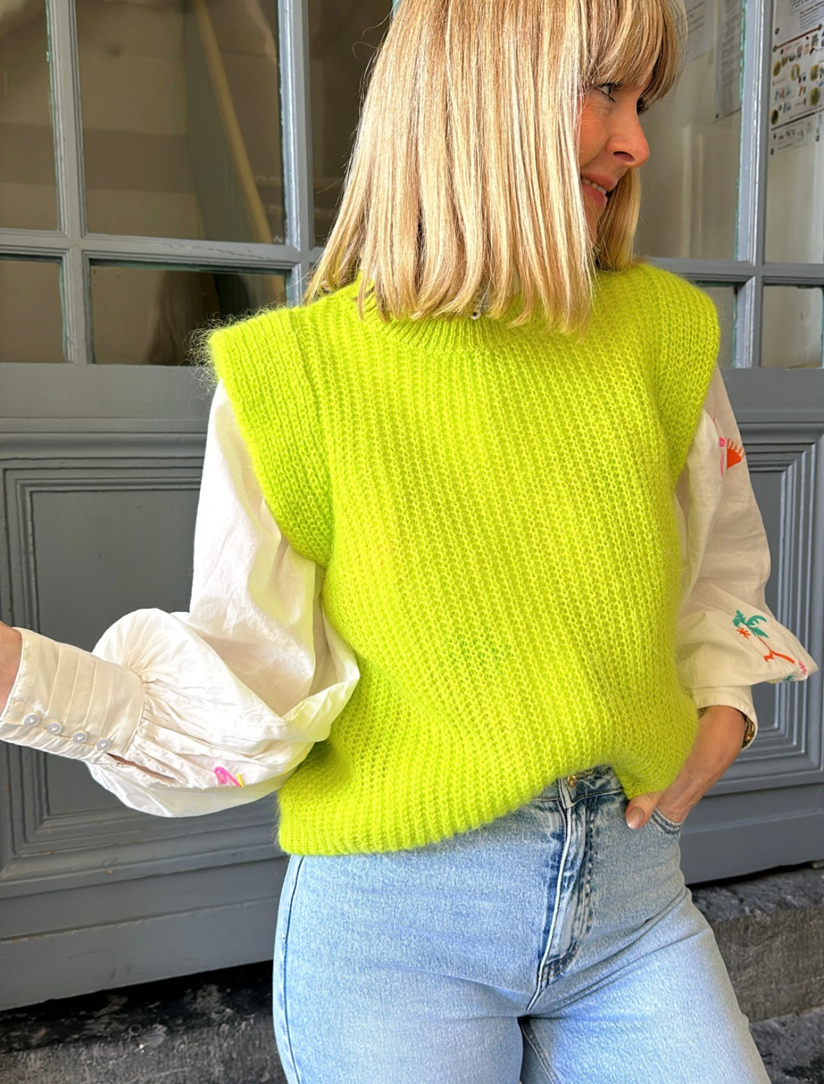 Pull HENRI Neon fluo