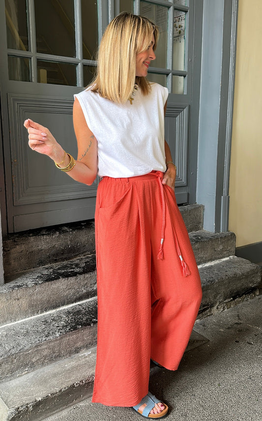 Pantalon PABLO Corail