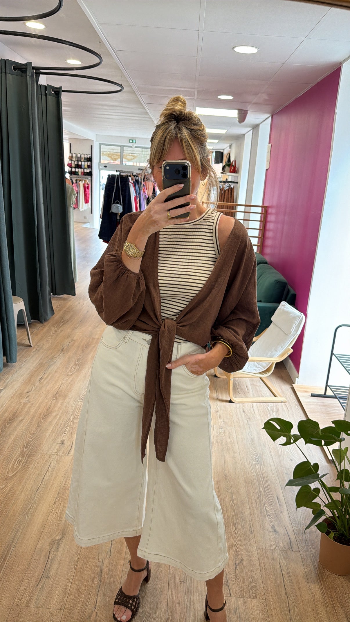 Gilet MARIAN Moka