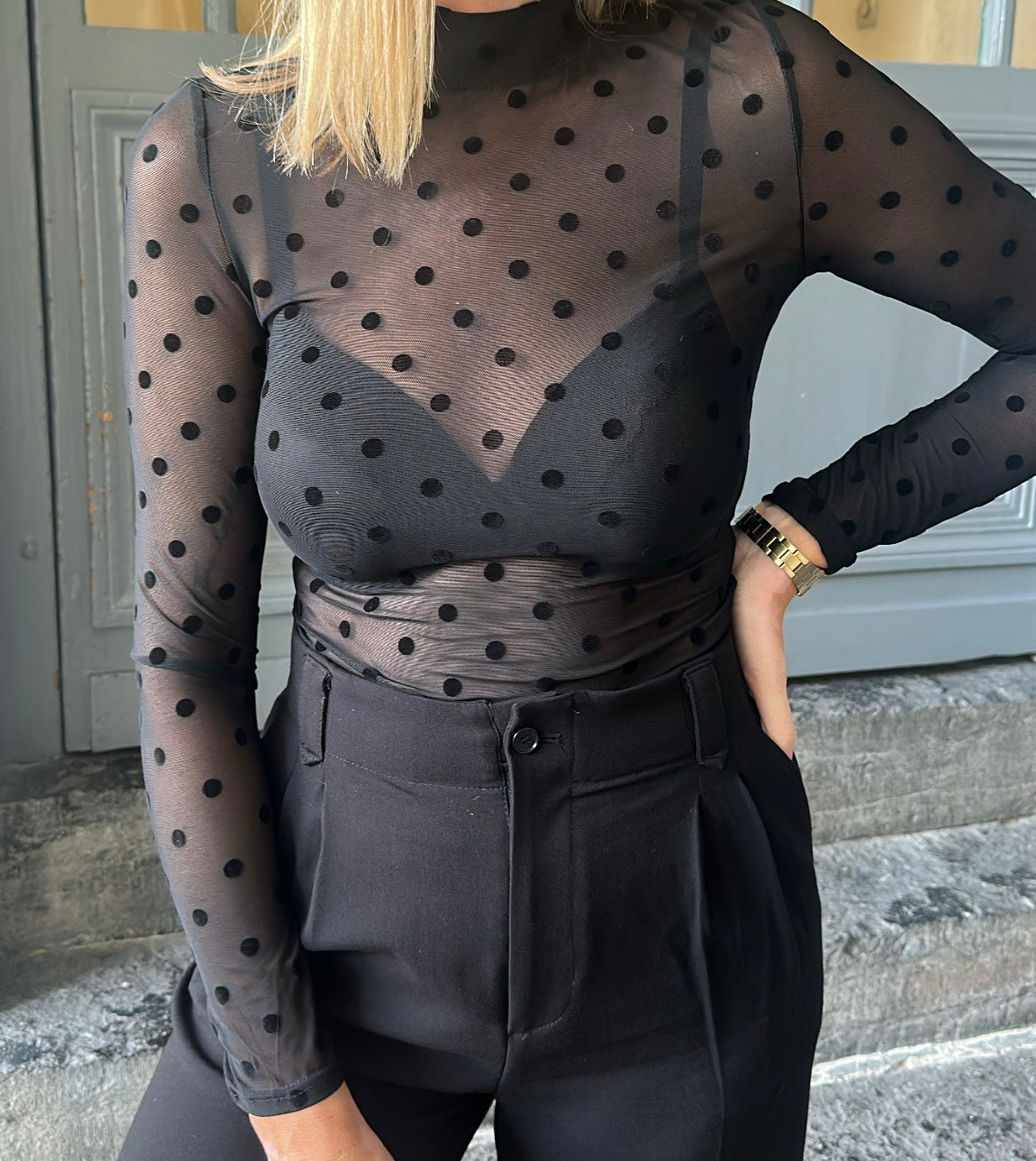 Top CÉLINE Noir