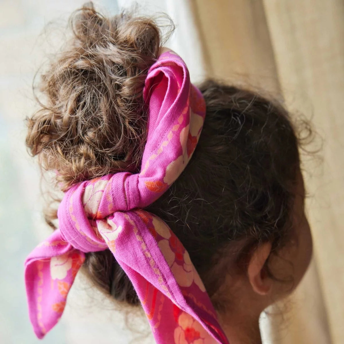 Petit foulard indien NUR CAMELIA BONHEUR DU JOUR