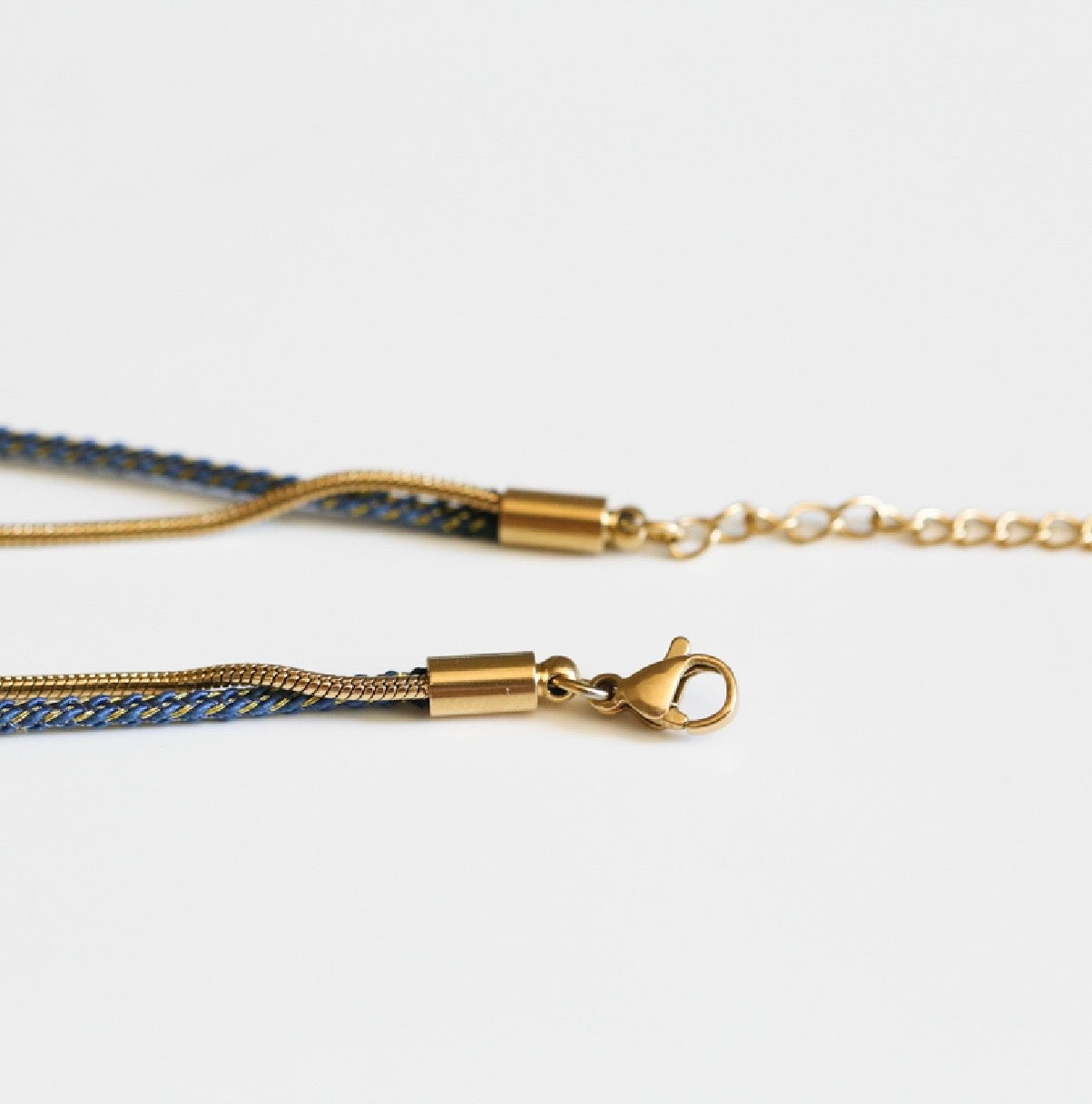 Bijoux VALENTIN & VALENTINE 2 en 1 Bleu jean